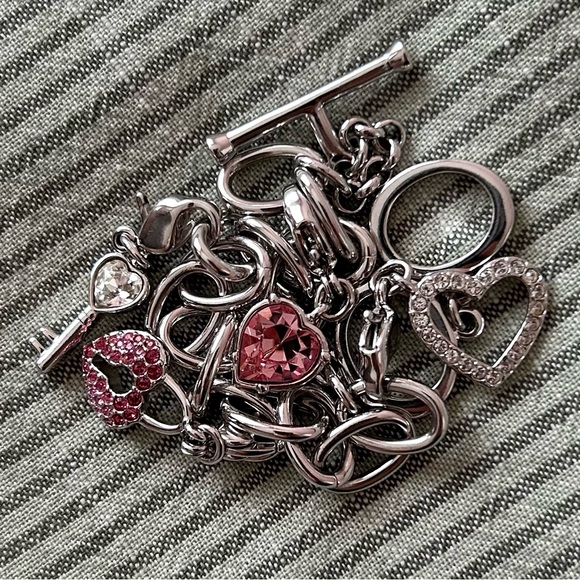 Swarovski Crystal Heart Charm Bracelet - Picture 7 of 7